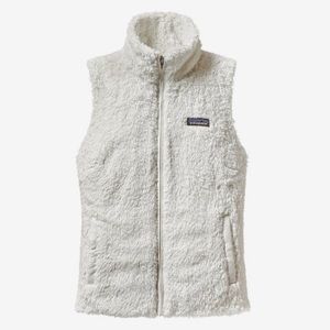 White Fuzzy Patagonia Vest